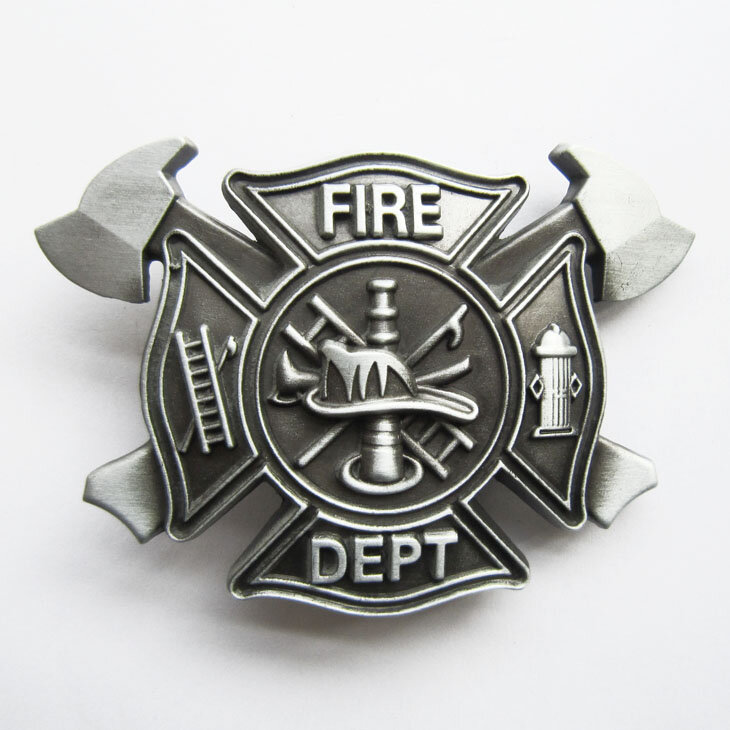Brandweer Maltezer Kruis as kleurig Riem Buckle/Gesp