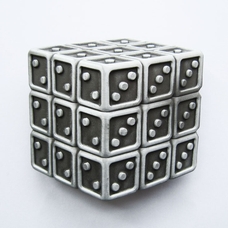 Magic Dice Kubus Blanco Riem Gesp/Buckle