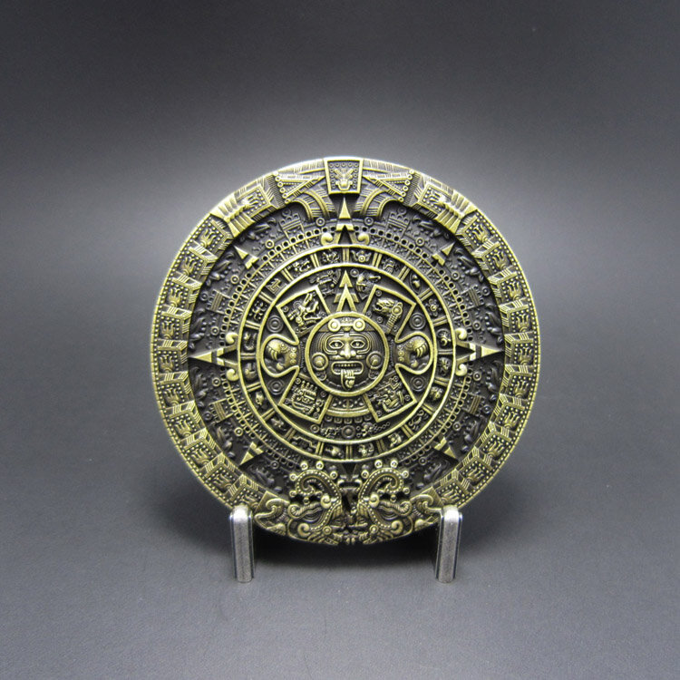Azteekse Kalender brons Riem Buckle/Gesp