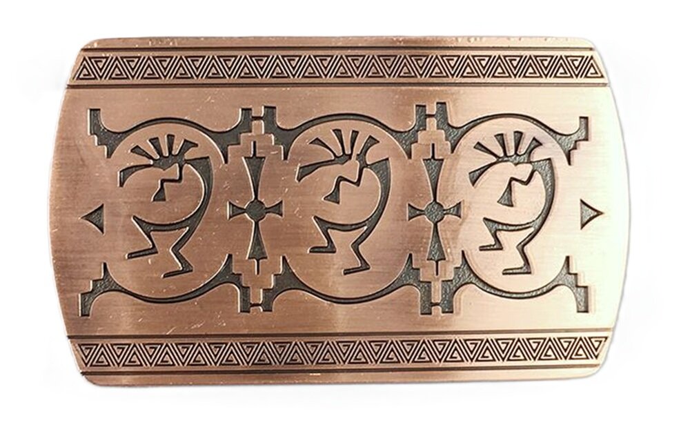 Bronze Plated Country Music Riem Gesp/Buckle