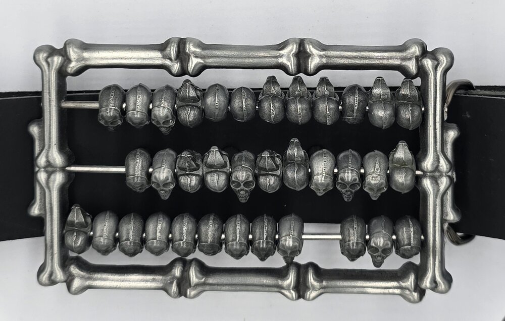 XL Schedeltjes  Riem Buckle/Gesp