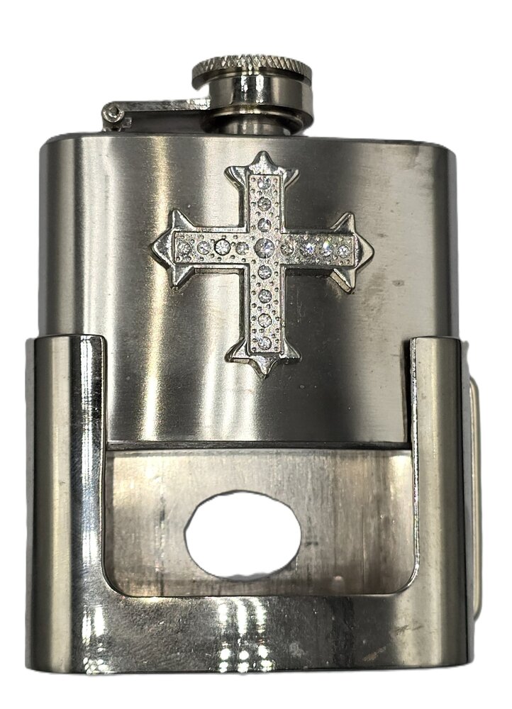 Drankflesje small Cross Riem Buckle/Gesp
