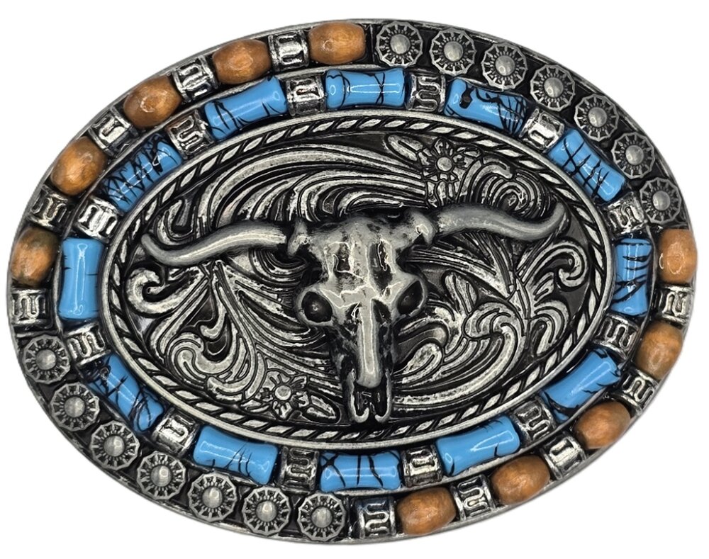 Longhorn Western Riem Buckle/gesp