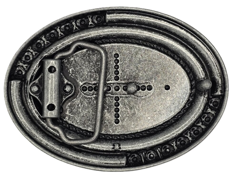 Longhorn Western back Riem Buckle/gesp