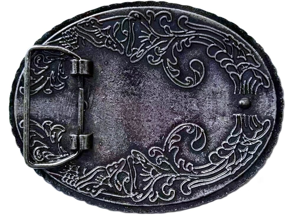 Vintage Style Western Flower Blank Riem Buckle/Gesp