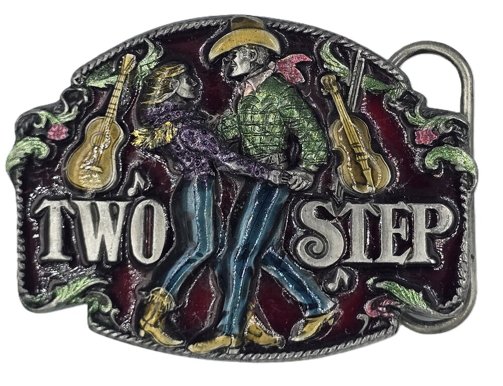 Vintage Two Step2 Country Riem Gesp/Buckle