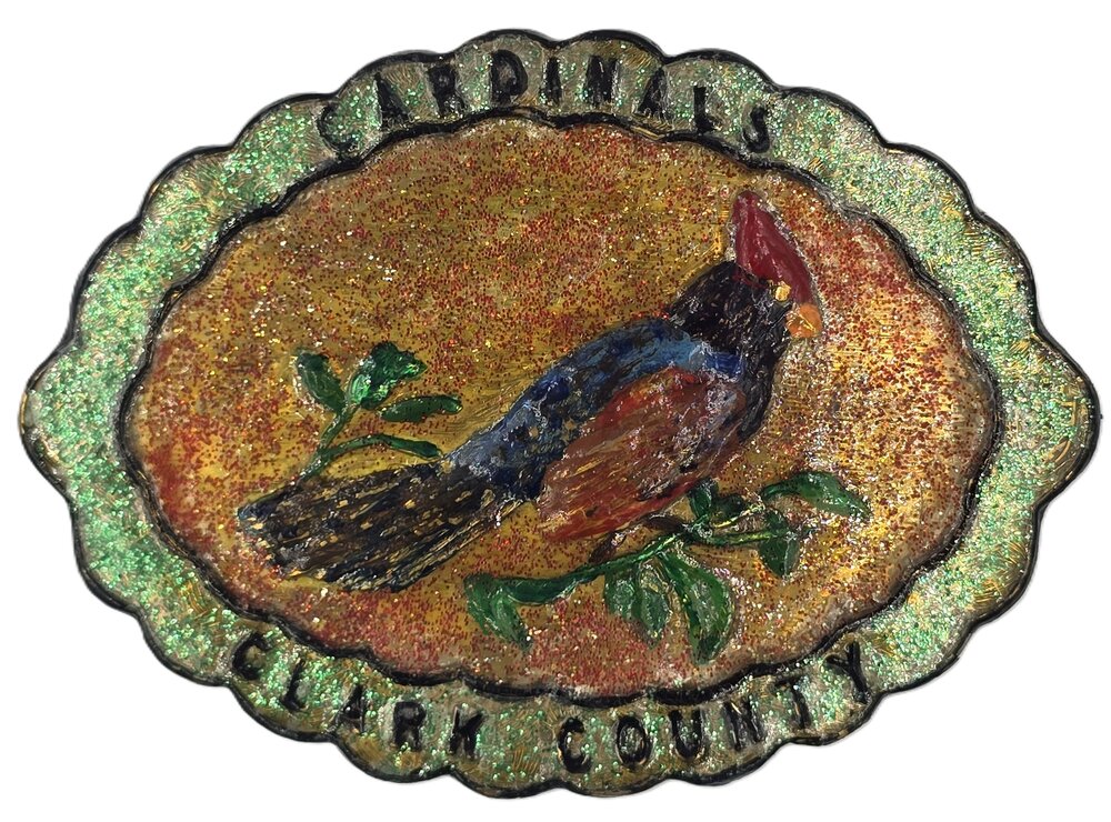 Vintage Cardinals (fazant) Riem Gesp/Buckle