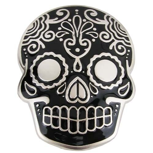Inca Schedel Masker Zwart Riem Buckle/Gesp