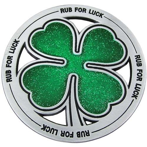 Klavertje 4 Rub for Luck Riem Buckle/Gesp