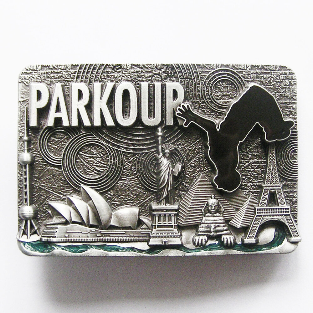 Parkour Metal Riem black Gesp/Buckle