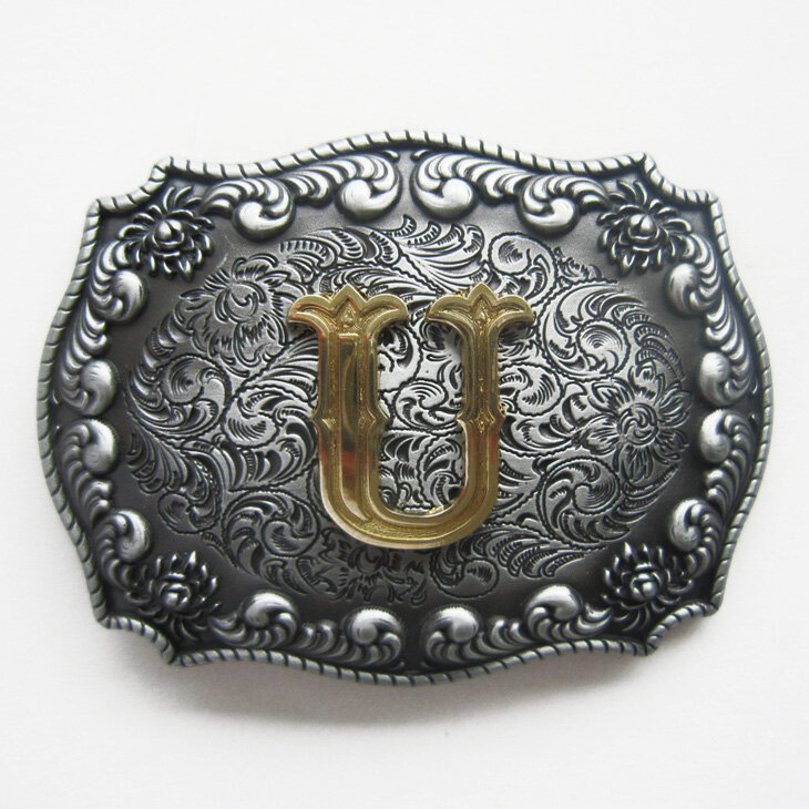 Letter U Initiaal Riem Buckle/Gesp