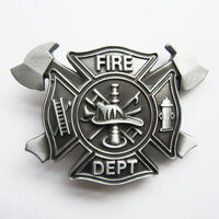 Brandweer Maltezer Kruis as kleurig Riem Buckle/Gesp