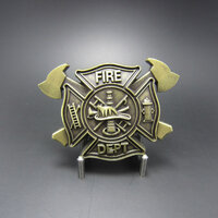 Brandweer Maltezer Kruis koper kleurig Riem Buckle/Gesp
