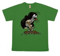 MAULWURF, DER KLEINE - T-SHIRT VINTAGE MENS - VINTAGE GREEN