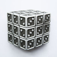 Magic Dice Kubus Blanco Riem Gesp/Buckle