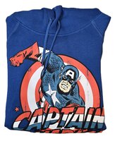 Captain America Hoodie Blauw 