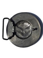 Smiling Sun Rood Riem Buckle/Gesp