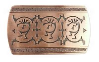 Bronze Plated Country Music Riem Gesp/Buckle