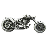 vintage as 3D heavy metal motor Riem Buckle/Gesp