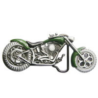 vintage Green 3D heavy metal motor Riem Buckle/Gesp