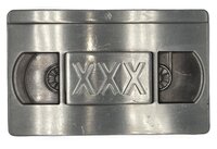 Tape Cassette XXX Blanco Chroom Riem Gesp/Buckle