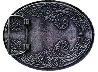 Vintage Style Western Flower Blank Riem Buckle/Gesp