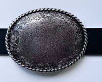 Vintage Style Western Flower Blank Riem Buckle/Gesp