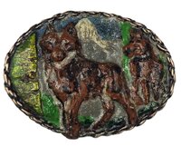 Vintage rocky mountains Wolfs Riem Gesp/Buckle
