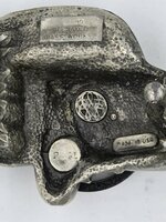 Vintage VW Kever Groen Riem Gesp/Buckle