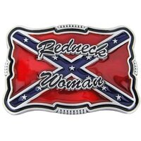 Redneck Woman Confederate Vlag Riem Buckle/Gesp