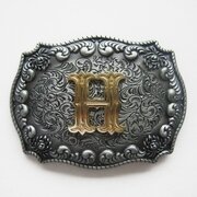 Letter H Initiaal Riem Buckle/Gesp