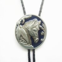 Paardenhoofd - Metal - Bolo Tie Halsketting