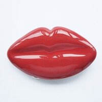 Rode Lippen Riem Buckle/Gesp