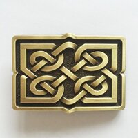 Celtic Cross Knot Vintage Brons Riem Buckle/Gesp