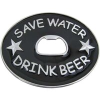 Flesopener Save Water Drink Bier Riem Buckle/Gesp