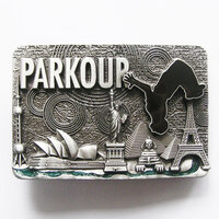Parkour Metal Riem black Gesp/Buckle