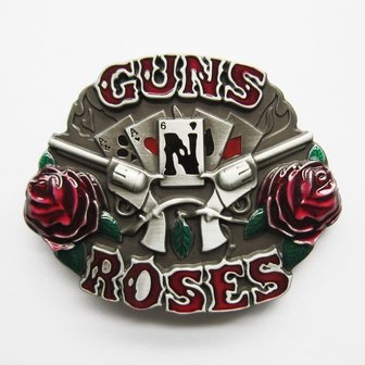 Guns N' Roses glazuur Riem Buckle/Gesp