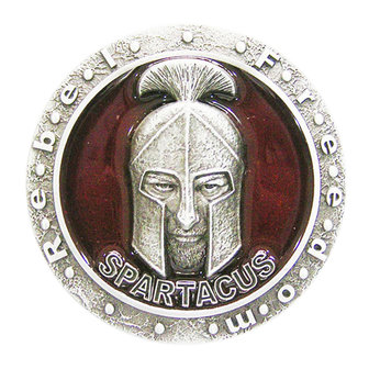 Spartacus rood Riem Buckle/Gesp