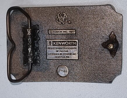 Kenworth truck as kleurige Riem Gesp/Buckle