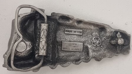 Train as kleurige Riem Gesp/Buckle