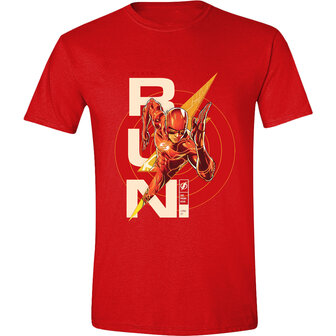 The Flash run  DC Comics Heren easy-fit T-shirt rood 