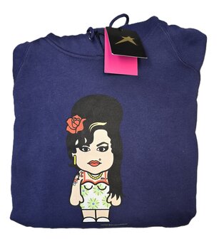 ToonStar Amy Winehouse Hoodie Blauw 