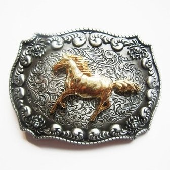 Paard Western Design Riem Buckle/Gesp