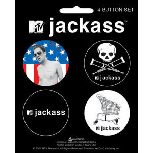 Jackass Johnny Knoxville Button Set