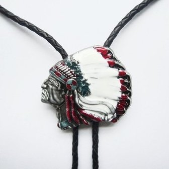 Indiaan - Western Bolo Tie Halsketting