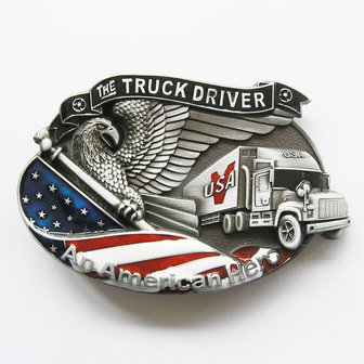 Vrachtwagen American Hero Trucker Riem Buckle/Gesp