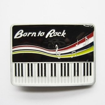 Synthesizer Born to Rock Riem Buckle/Gesp