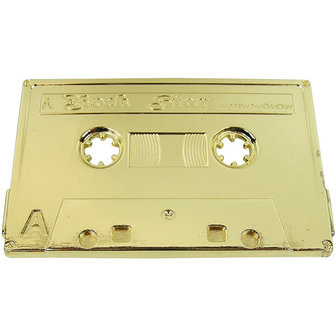 Cassette Tape Goud Riem Buckle/Gesp