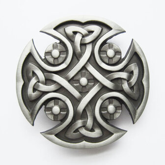 Celtic Schild Design Metal Riem Buckle/Gesp