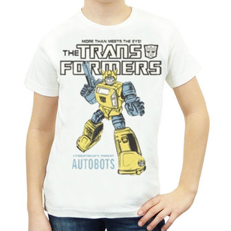 Transformers - Bumblebee Autobots - Wit Kinder T-shirt 